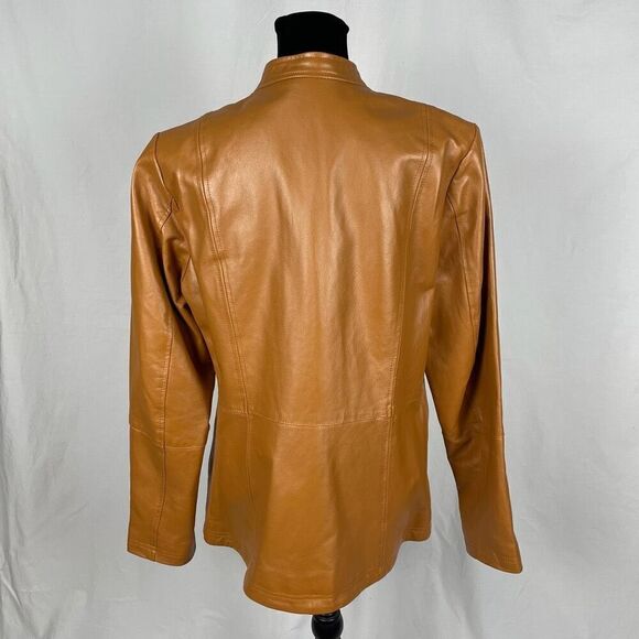 Vintage Chadwicks Of Boston Brown Leather Jacket - Women’s M - Picture 3 of 6